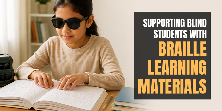 Supporting Blind Students with Braille Learning Materials